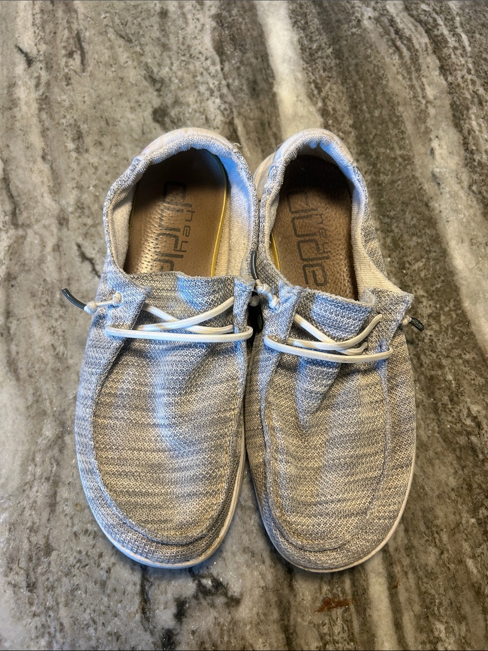 Hey Dude Women's Slip-On Loafers - Light Gray